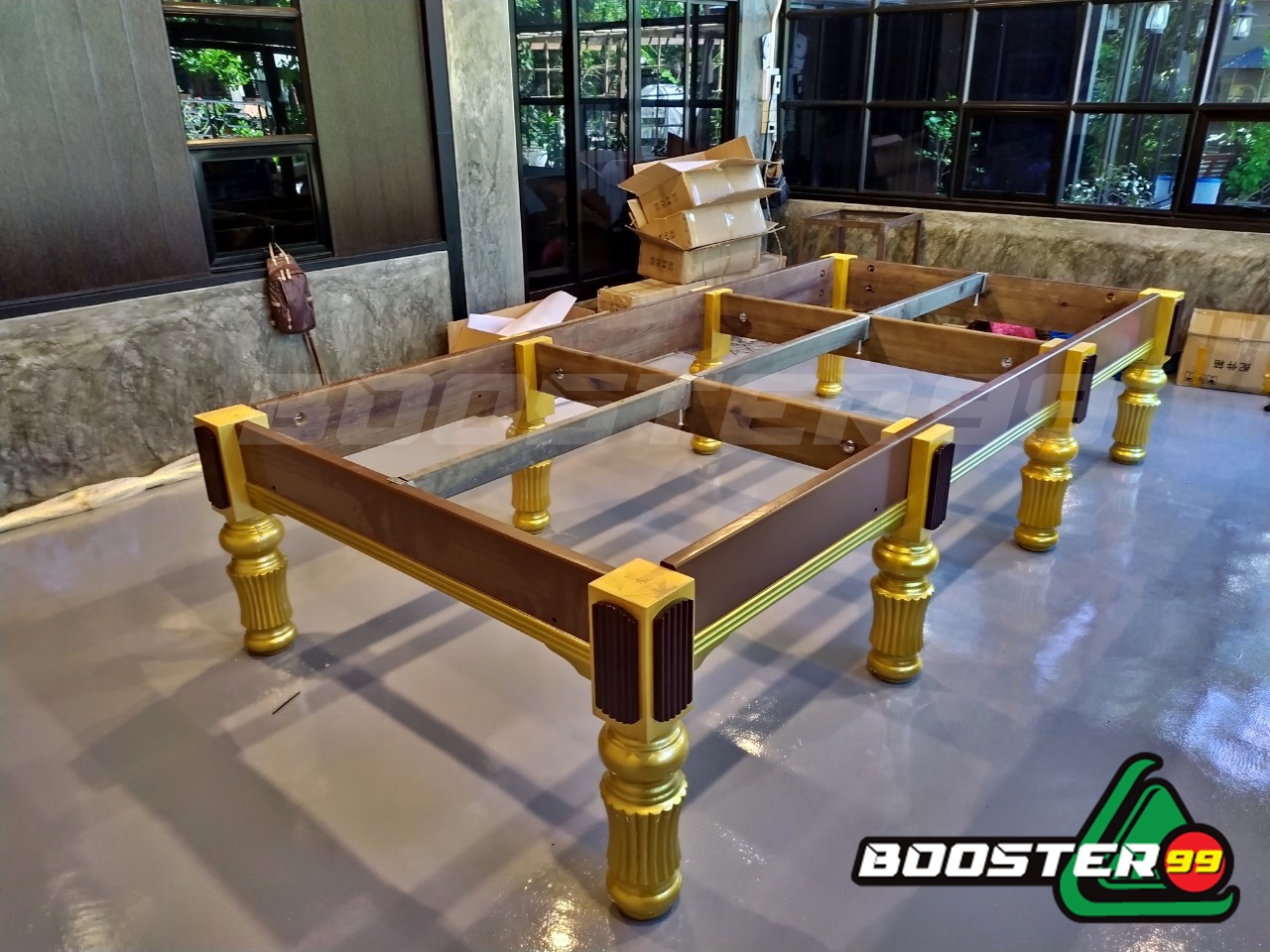 โต๊ะสนุกเกอร์มือ1 ขนาด6x12ฟุต หินชนวนนอกพร้อมอุปกรณ์ชุด B