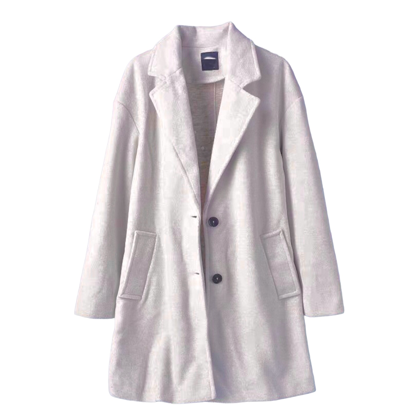 เสื้อโค้ดกันหนาว เสื้อกันหนาว overcoat โค้ทวูล สักหลาด ผสมวูล สีดำ แต่งคอปก กระดุมสองแถว แบรนด์ATCHING สำเนา สำเนา สำเนา สำเนา สำเนา ดำ