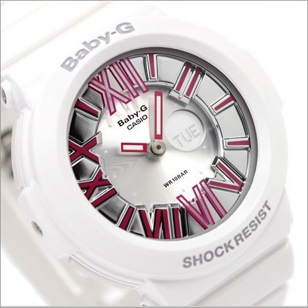 CASIO BABY-G นาฬิกาข้อมือ นาฬิกากันน้ำ นาฬิกาของแท้ ประกันศูนย์ CMG 1 ปี รุ่น BGA-160-7B2 นาฬิกาสีขาว