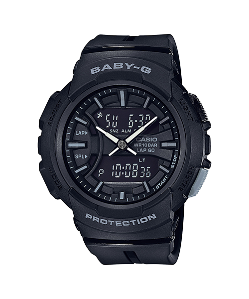 CASIO BABY-G นาฬิกาข้อมือ นาฬิกากันน้ำ นาฬิกาของแท้ ประกันศูนย์ CMG 1 ปี รุ่น BGA-240BC-1A นาฬิกาสีดำ