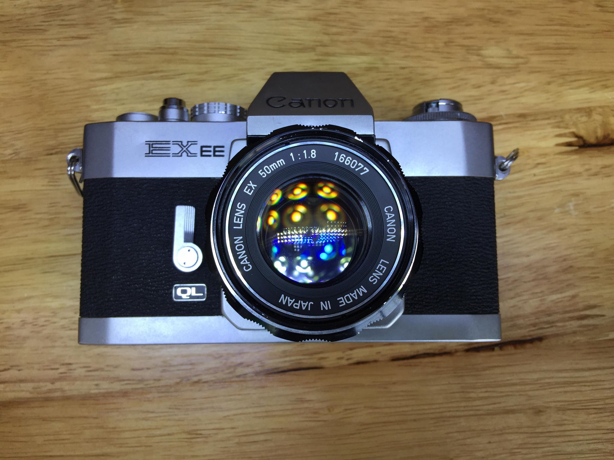 CANON EX EE QL CANON LENS EX 50MM.F1.8