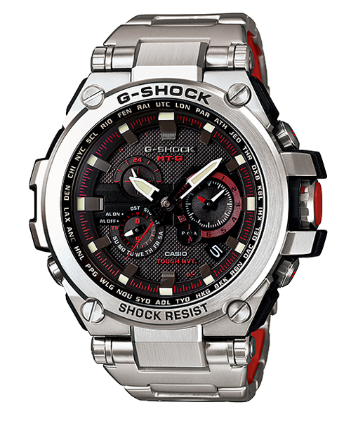 CASIO G-SHOCK นาฬิกาข้อมือ นาฬิกากันน้ำ นาฬิกาของแท้ ประกันศูนย์ CMG 1 ปี รุ่น MTG-S1000D-1A4 นาฬิกาสีเงิน