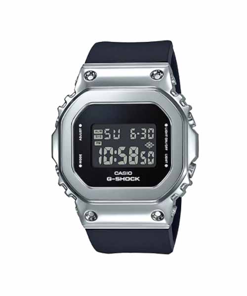 CASIO MID YEAR SALE G-SHOCK พร้อมส่ง นาฬิกาข้อมือ นาฬิกากันน้ำ นาฬิกาของแท้ ประกันศูนย์ CMG 1 ปี รุ่น GM-S5600-1D นาฬิกาสีเงิน