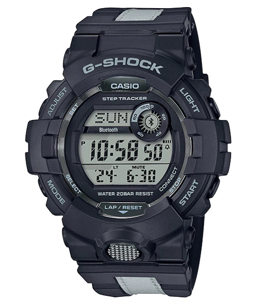 CASIO G-SHOCK นาฬิกาข้อมือ นาฬิกากันน้ำ นาฬิกาของแท้ ประกันศูนย์ CMG 1 ปี รุ่น GBD-800LU-1 นาฬิกาสีดำ