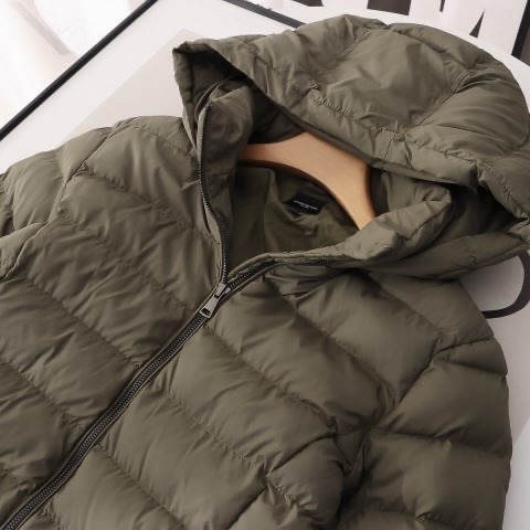 เสื้อกันหนาว เสื้อฮู้ดเฟอร์ บุนวมอุ่น แบรนด์ Lawrance Grey Newyork (padded puffer coat