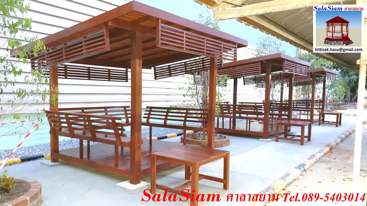 ผลงานการส่งมอบศาลาทรงโมเดิร์นของบริษัท USG BORAL SPECIALTY PRODUCTS CO., LTD. ตำบล ท่าบุญมี อำเภอ เกาะจันทร์ จังหวัด ชลบุรี จำนวน 3 หลัง