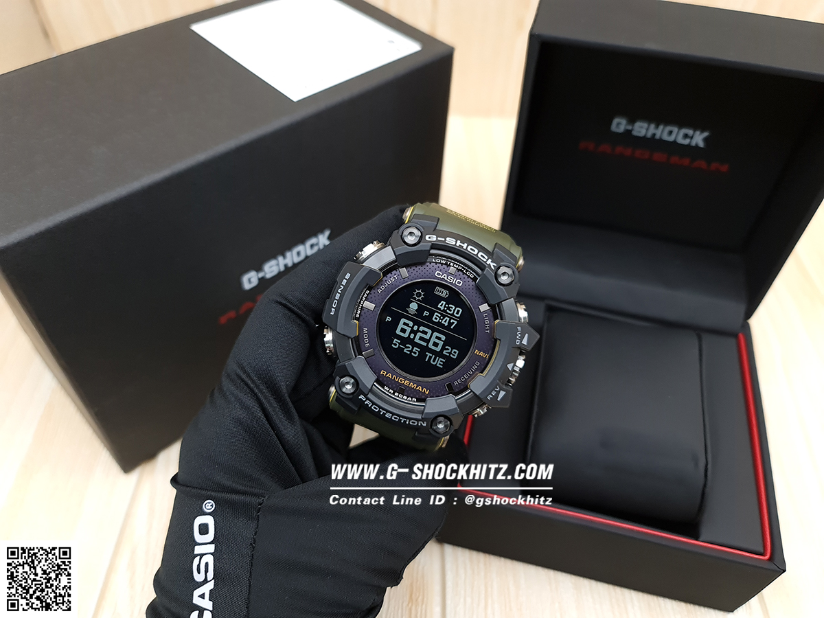 CASIO G-SHOCK นาฬิกาข้อมือ นาฬิกากันน้ำ นาฬิกาของแท้ ประกันศูนย์ CMG 1 ปี รุ่น GPR-B1000-1B นนาฬิกาสีดำ