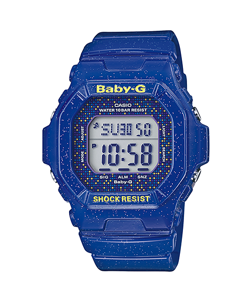CASIO BABY-G นาฬิกาข้อมือ นาฬิกากันน้ำ นาฬิกาของแท้ ประกันศูนย์ CMG 1 ปี รุ่น BG-5600GL-2D นาฬิกาสีน้ำเงิน