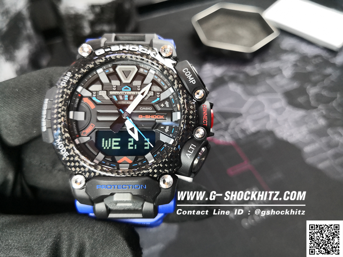 CASIO MID YEAR SALE G-SHOCK พร้อมส่ง นาฬิกาข้อมือ นาฬิกากันน้ำ นาฬิกาของแท้ ประกันศูนย์ CMG 1 ปี รุ่น GR-B200-1A2 นาฬิกาสีดำ