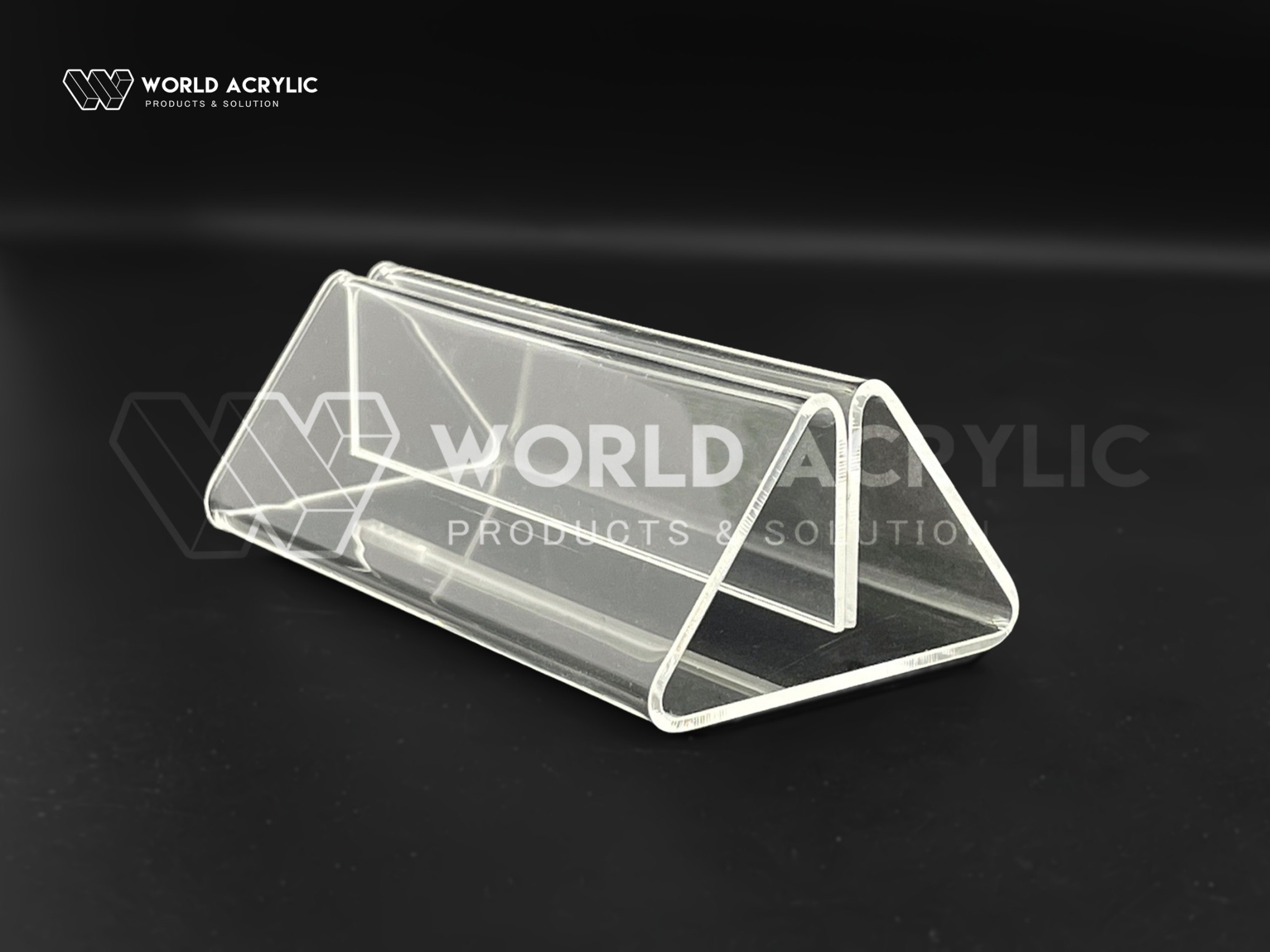 ฐานเสียบเมนูสีใส