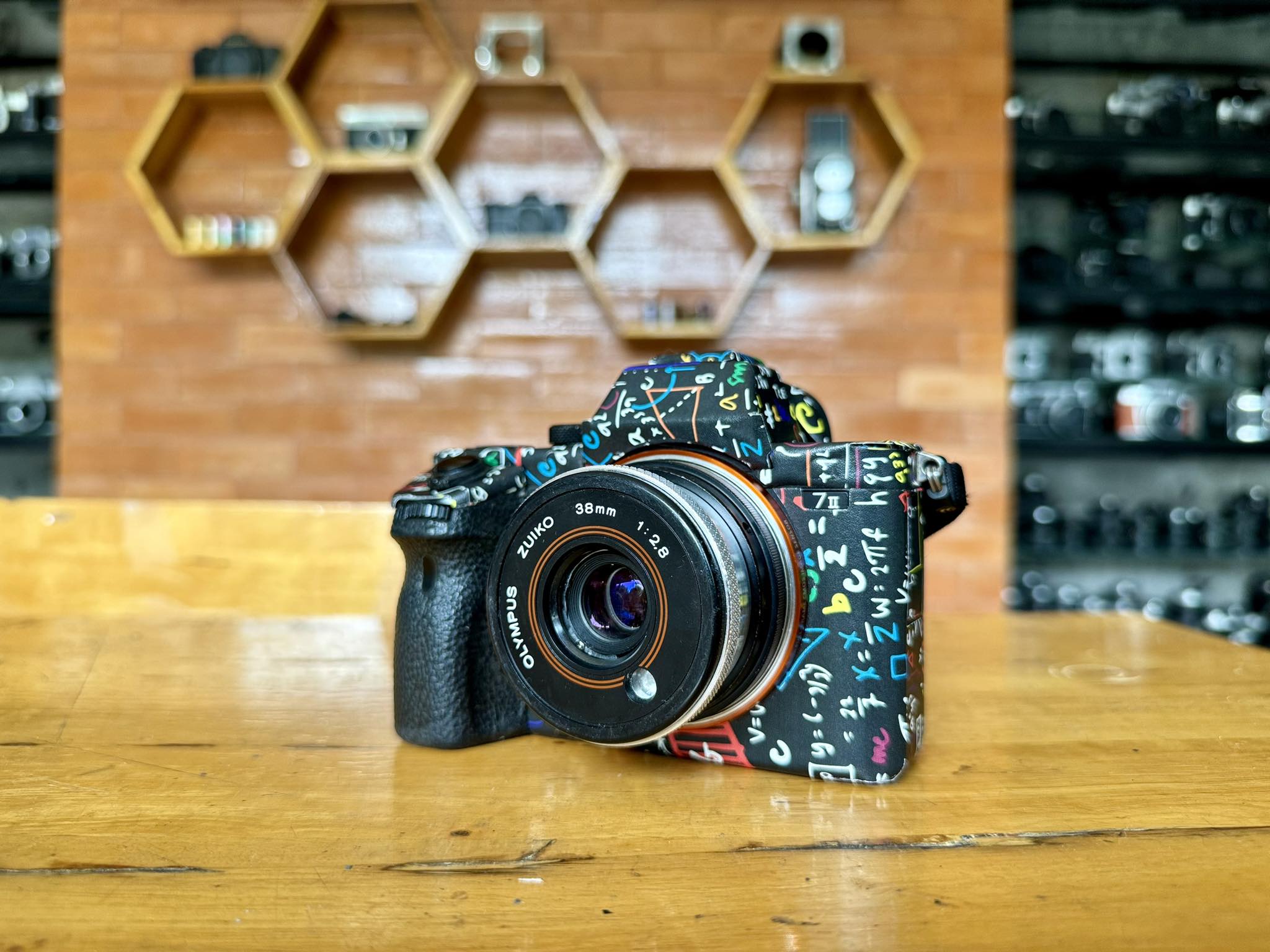 OLYMPUS ZUIKO 38MM.F2.8 MODIFIED M39 MOUNT(No. Coupling)