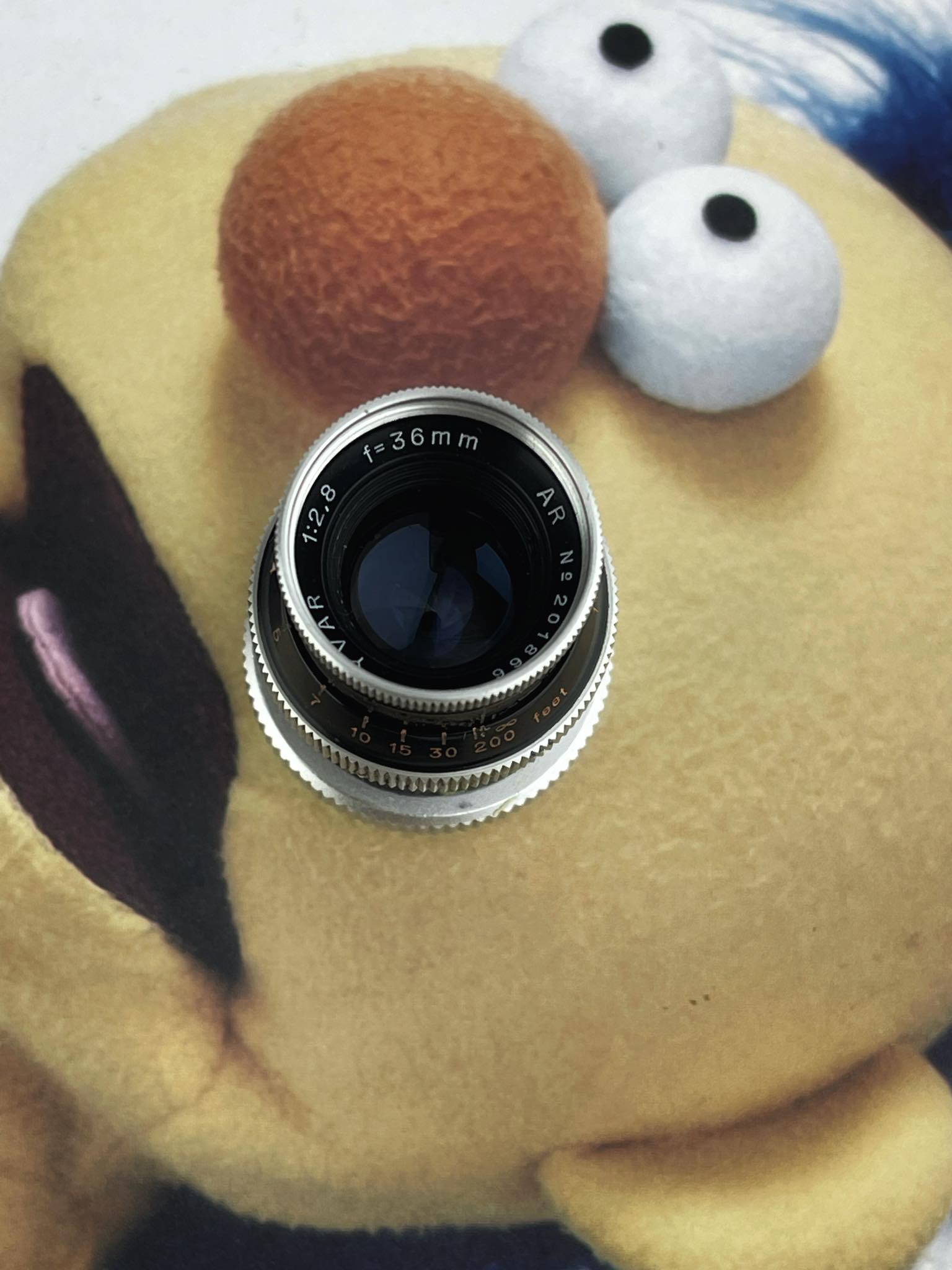KERN-PAILLARD SWITZERLAND YVAR 36MM.F2.8 CINE LENS