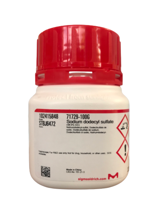 Sodium Dodecyl Sulfate ≥98.0% (GC), 100g Sigma-Aldrich™