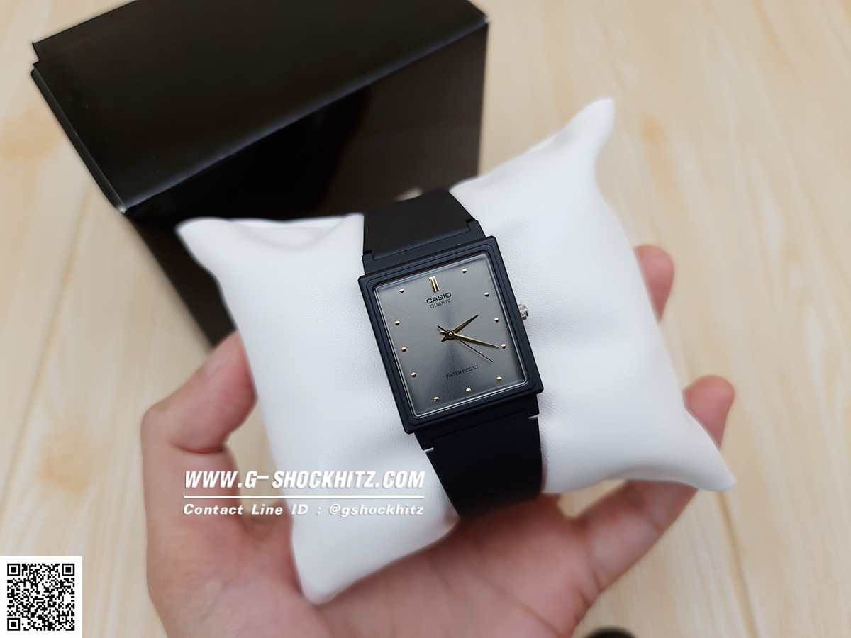 CASIO MID YEAR SALE นาฬิกาคาสิโอ พร้อมส่ง นาฬิกาข้อมือ นาฬิกากันน้ำ นาฬิกาของแท้ BTS ประกันศูนย์ CMG 1 ปี รุ่น MQ-38-8A นาฬิกาสีดำ