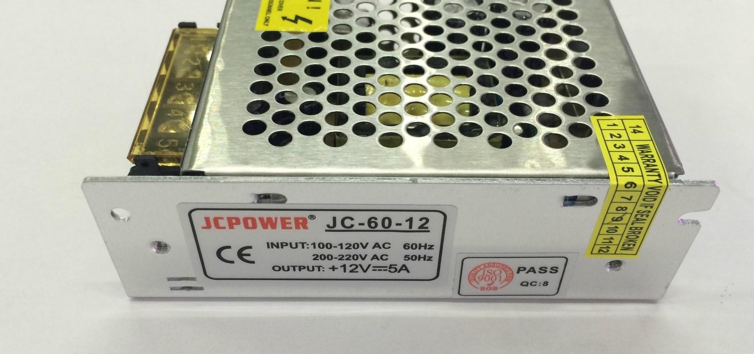 Switching Power Supply 12V 5A 60W แหล่งจ่ายไฟ 12V 5A 60W