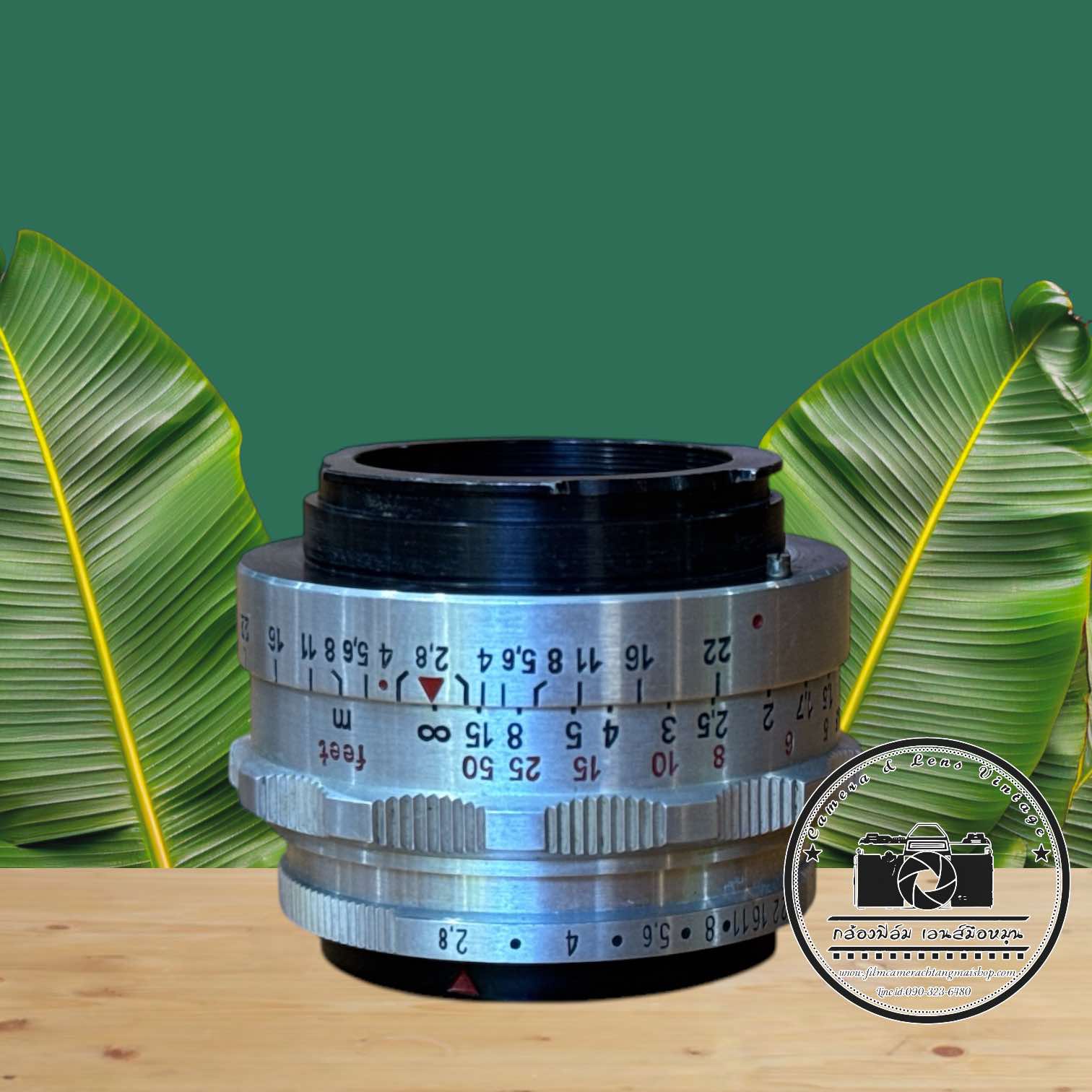 CARL ZEISS JENA TESSAR 50MM.F2.8 Q1 EXAKTA MOUNT