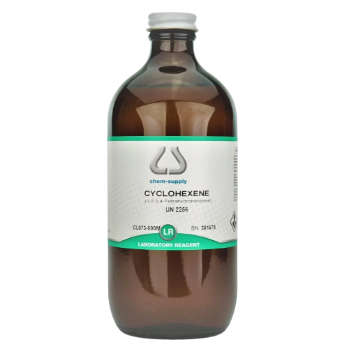 Cyclohexene (1,2,3,4 Tetrahydrobenzene), Lab 500ml Chem-Supply™