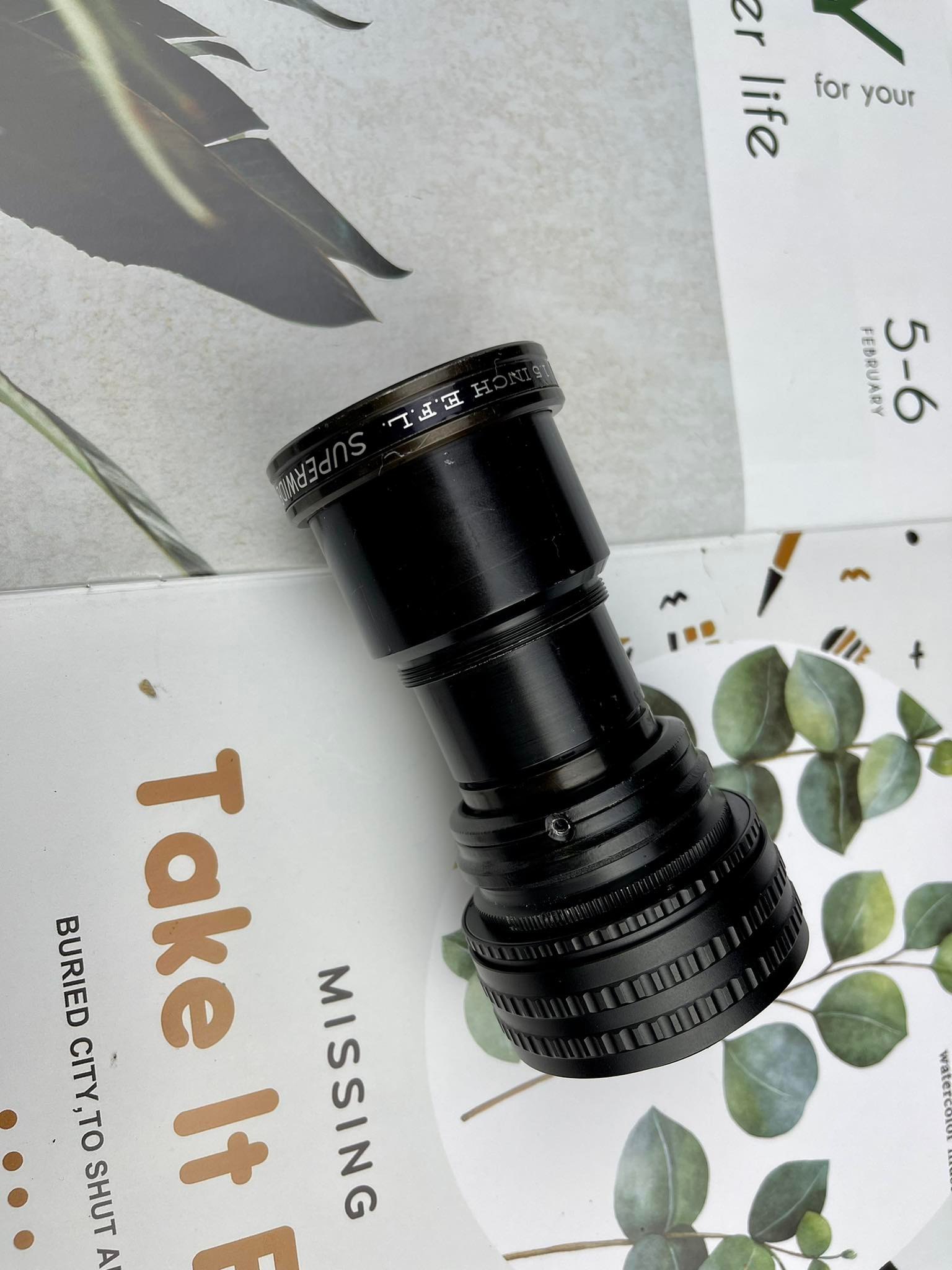 BUHL OPTICAL 1.5INCH. EFL.SUPERWIDE PROJECTOR LENS MODIFIED M42 MOUNT