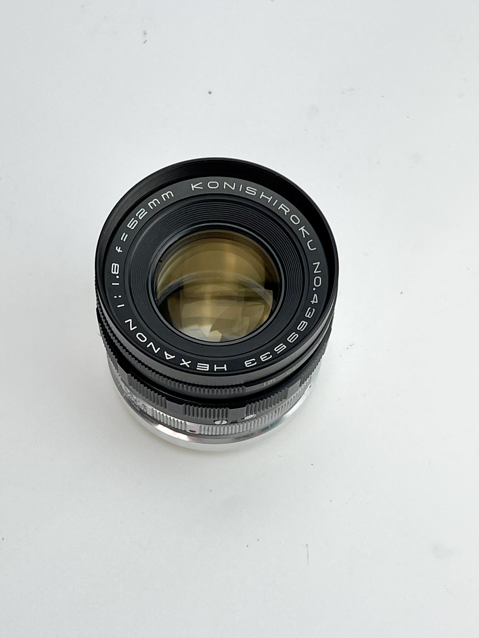 KONISHIROKU HEXANON 52MM.F1.8 KONICA F MOUNT