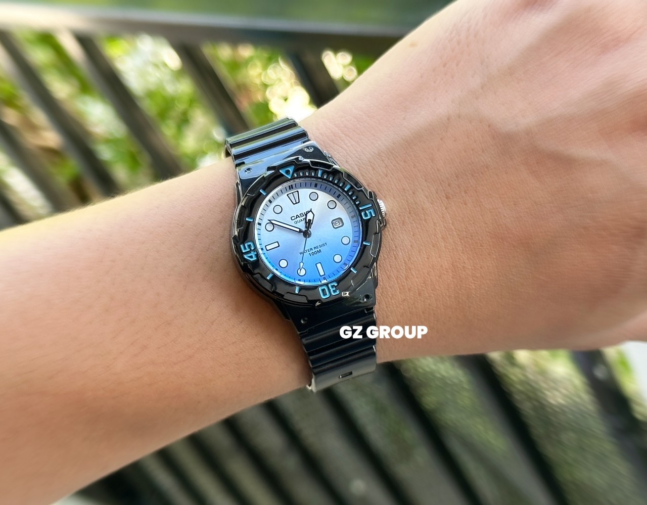 CASIO MID YEAR SALE นาฬิกาคาสิโอ พร้อมส่ง นาฬิกาข้อมือ นาฬิกากันน้ำ นาฬิกาของแท้ BTS ประกันศูนย์ CMG 1 ปี รุ่น LRW-200H-2E นาฬิกาสีดำ