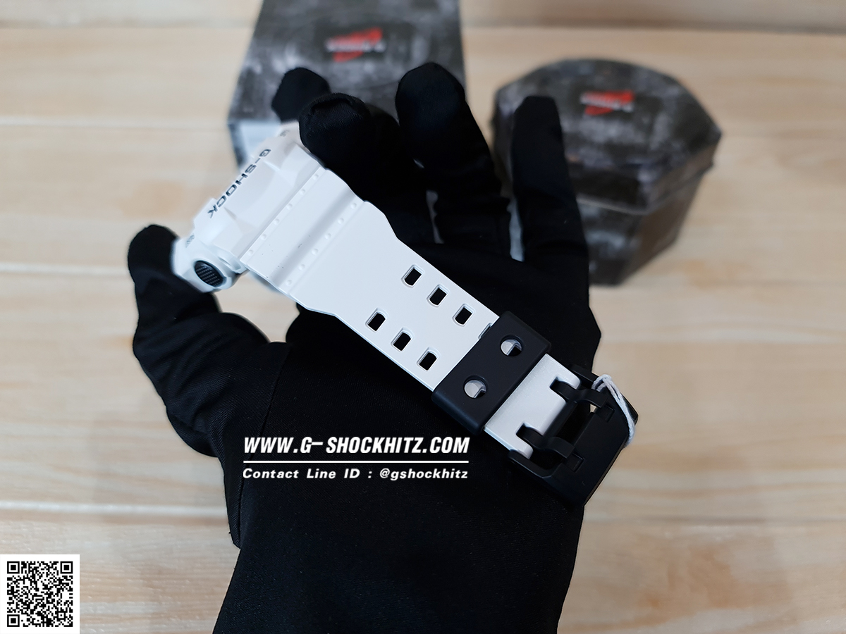 CASIO MID YEAR SALE G-SHOCK นาฬิกาข้อมือ นาฬิกากันน้ำ นาฬิกาของแท้ ประกันศูนย์ CMG 1 ปี รุ่น GA-700-7A นาฬิกาสีขาว