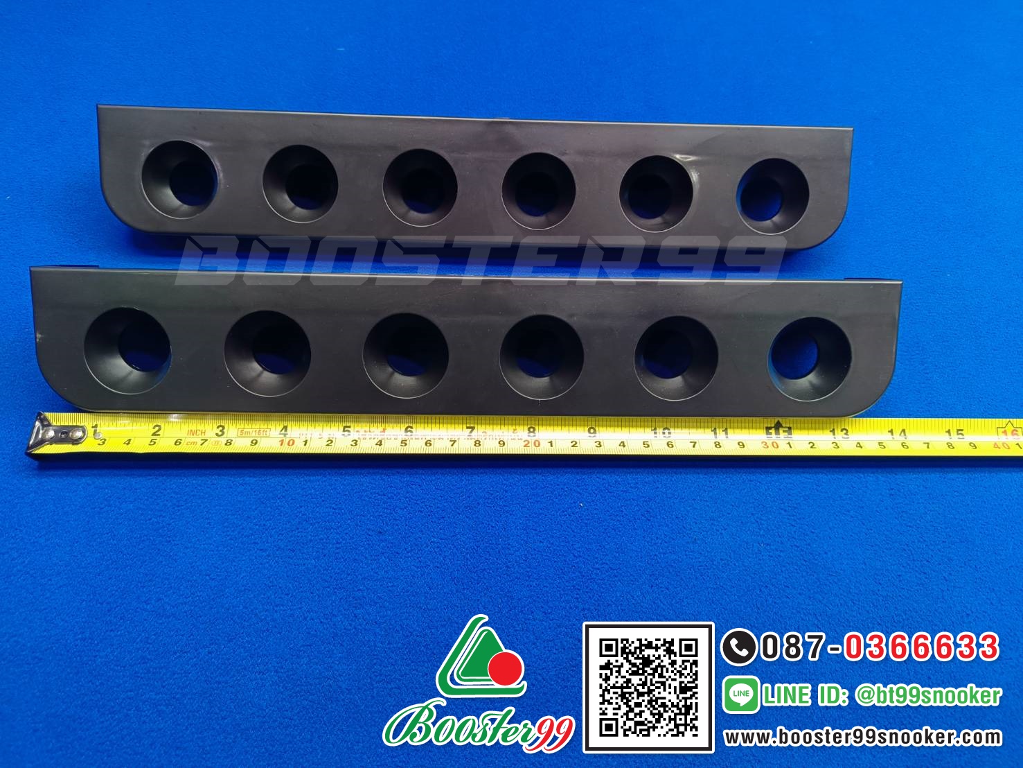 [TN01] ที่วางไม้คิว ติดผนัง 6ด้าม พลาสติก เกรด B