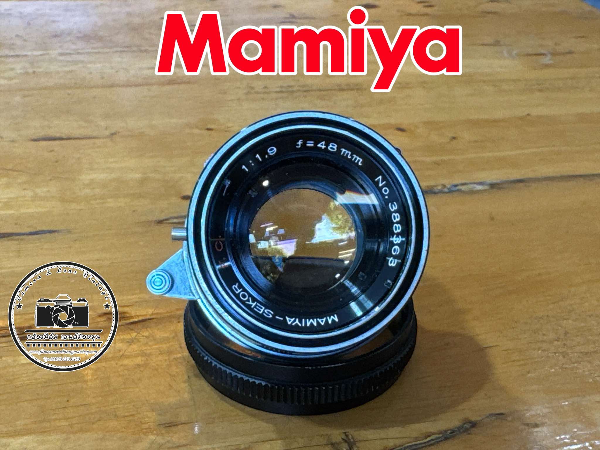 MAMIYA-SEKOR F.C.48MM.F1.9 MODIFIED M39 MOUNT