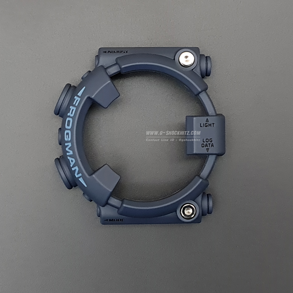 CASIO GENUINE FACTORY CASIO REPLACEMENT อะไหล่นาฬิกา G-SHOCK รุ่น GF-8250CM-2 กรอบสายสีน้ำเงิน