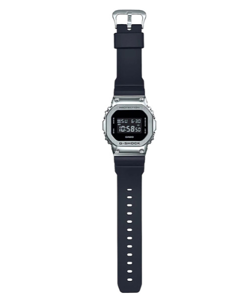 CASIO G-SHOCK นาฬิกาข้อมือ นาฬิกากันน้ำ นาฬิกาของแท้ ประกันศูนย์ CMG 1 ปี รุ่น GM-5600-1 นาฬิกาสีดำ