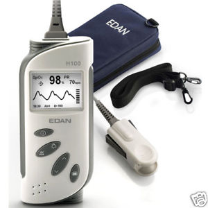 เครื่องวัดออกซิเจนปลายนิ้ว oximeter ยี่ห้อ edan รุ่น H100B สำหรับคลินิกและโรงพยาบาล