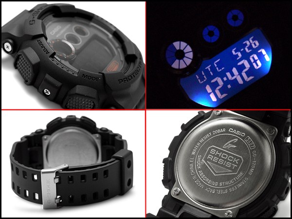 CASIO G-SHOCK นาฬิกาข้อมือ นาฬิกากันน้ำ นาฬิกาของแท้ ประกันศูนย์ CMG 1 ปี รุ่น GD-120MB-1 นาฬิกาสีดำ