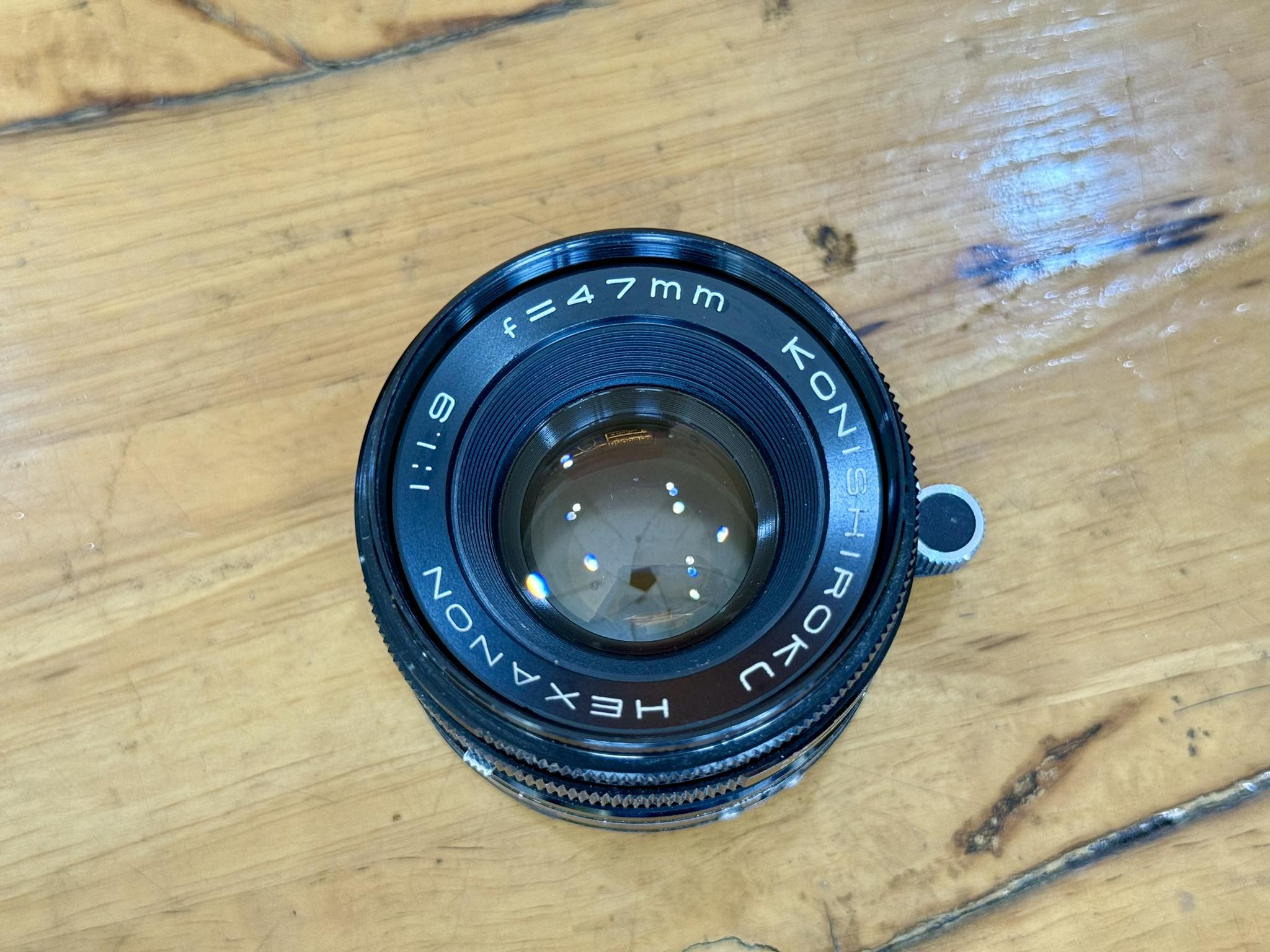 KONISHIROKU HEXANON 47MM.F1.9 MODIFIED M39 MOUNT (RF COUNPLING)