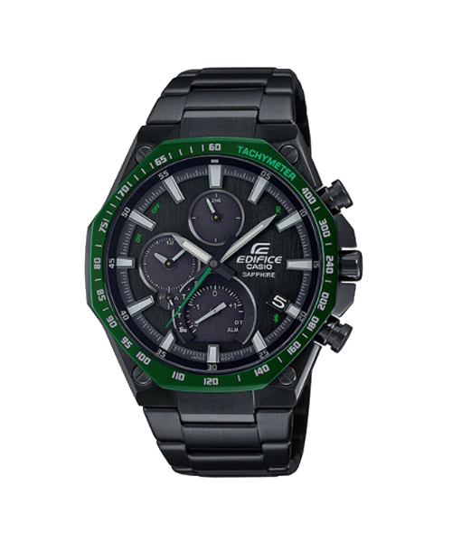 CASIO EDIFICE นาฬิกาข้อมือ นาฬิกากันน้ำ นาฬิกาของแท้ ประกันศูนย์ CMG 1 ปี รุ่น EQB-1100XDC-1A นาฬิกาสีดำ