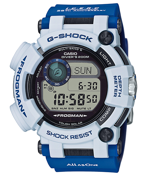 CASIO G-SHOCK นาฬิกาข้อมือ นาฬิกากันน้ำ นาฬิกาของแท้ ประกันศูนย์ CMG 1 ปี รุ่น GWF-D1000K-7J นาฬิกาสีขาว