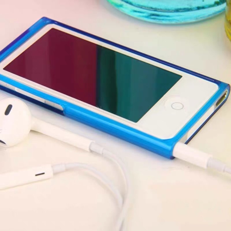 สีใหม่ ฟ้าอ่อน เคสใสไอพอดนาโน iPod Nano 7/8 (แถมฟรีฟิลม์กระจก)
