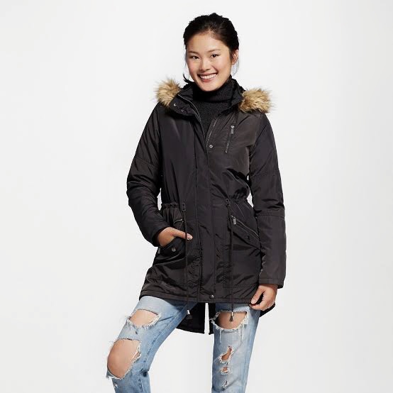 Mossimo supply co. เสื้อโค้ทฮู้ดกันหนาว เสื้อปาร์กา parka สีเขียว แบรนด์ mossimo supply co. (หมวกฮู้ดถอดได้ค่ะผ) เขียว