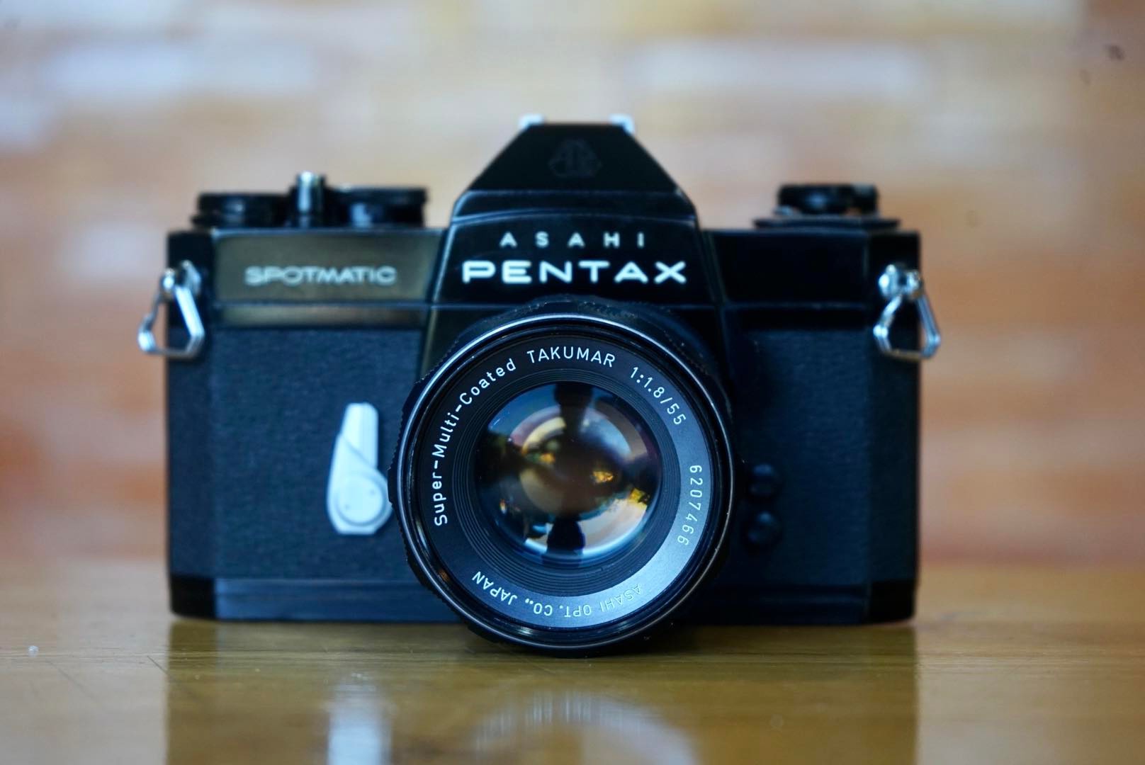 ASAHI PENTAX SPOTMATIC SP II SUPER-MULTI-COATED TAKUMAR 55MM.F1.8