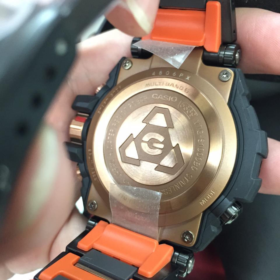CASIO G-SHOCK นาฬิกาข้อมือ นาฬิกากันน้ำ นาฬิกาของแท้ ประกันศูนย์ CMG 1 ปี รุ่น MTG-S1000BD-5A นาฬิกาสีดำ
