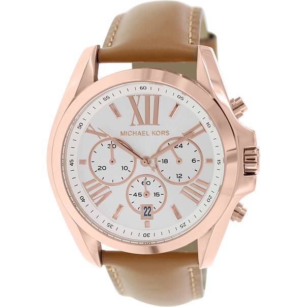 Michael Kors Men's Bradshaw MK2292 Brown Leather Quartz Watch
