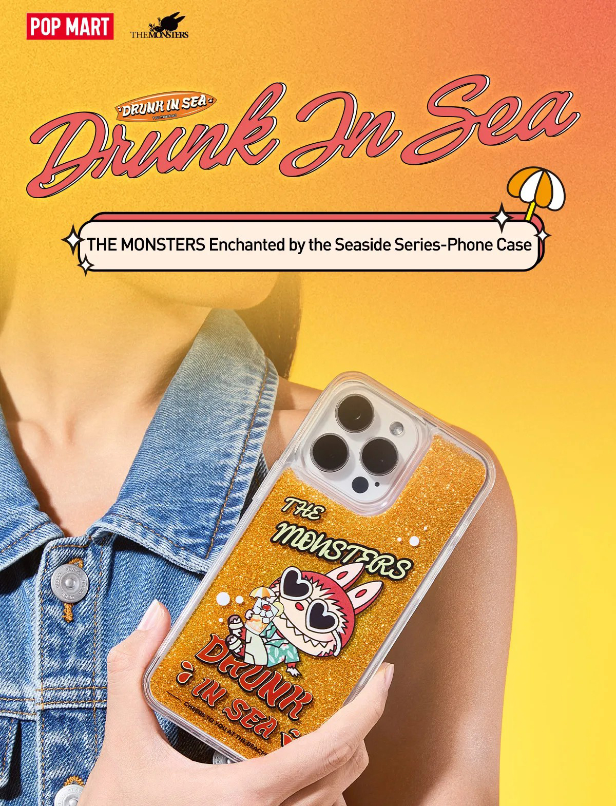 POP MART THE MONSTERS Enchanted by the Seaside Series Phone Case