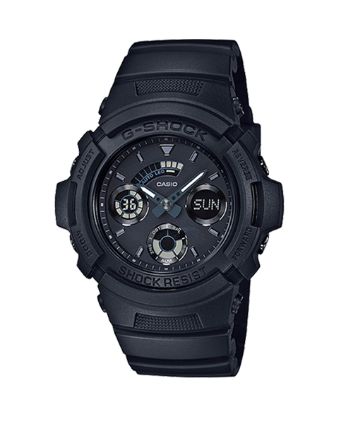 CASIO G-SHOCK นาฬิกาข้อมือ นาฬิกากันน้ำ นาฬิกาของแท้ ประกันศูนย์ CMG 1 ปี รุ่น AW-591BB-1A นาฬิกาสีดำ