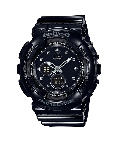 CASIO BABY-G นาฬิกาข้อมือ นาฬิกากันน้ำ นาฬิกาของแท้ ประกันศูนย์ CMG 1 ปี รุ่น BA-125-1A นาฬิกาสีดำ
