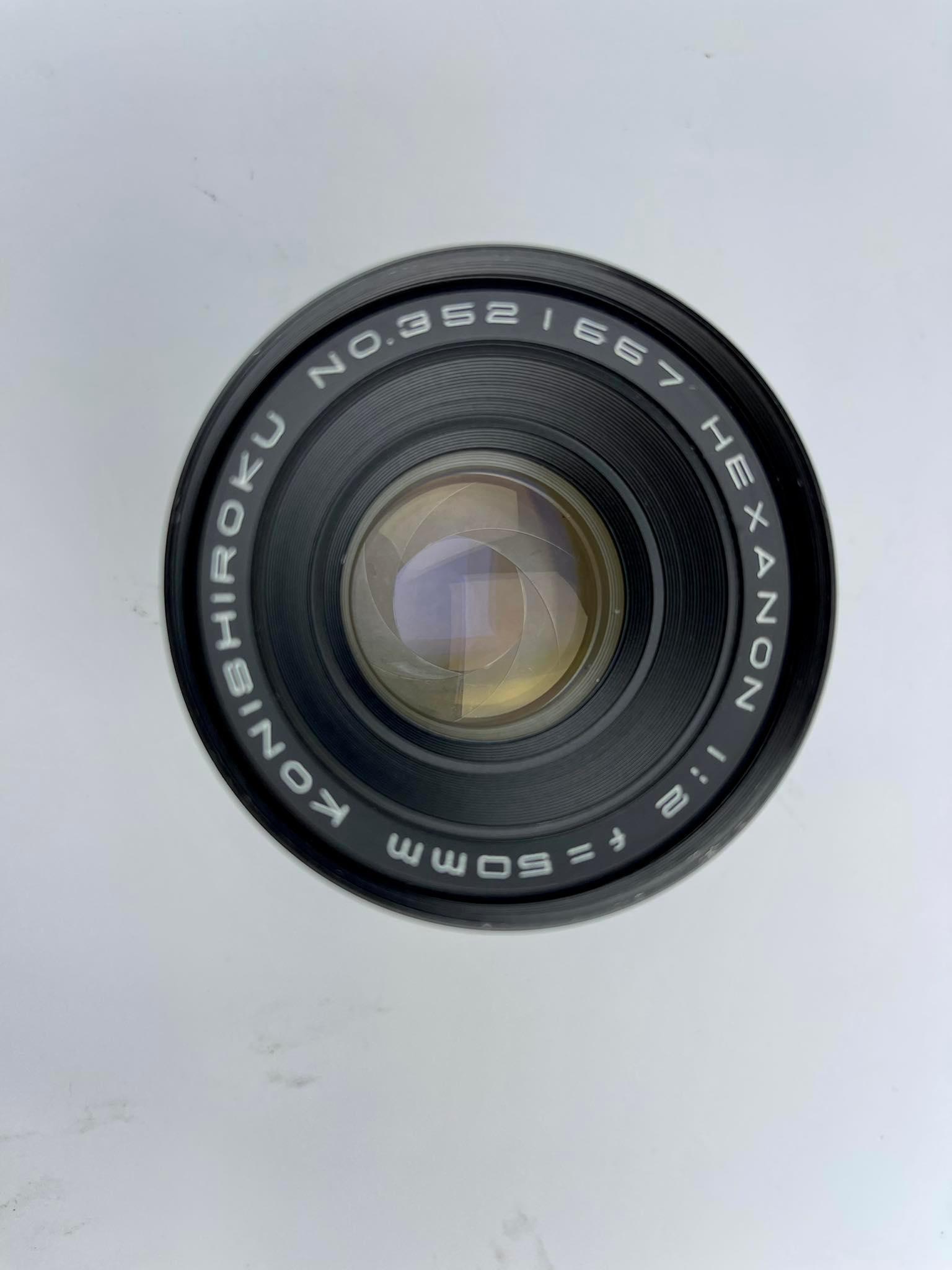 KONISHIROKU HEXANON 50MM.F2 MODIFIED LM MOUNT