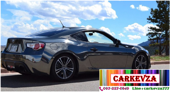 สติกเกอร์ Mirror Chrome-Blue ( ยืดหยุ่นสูง )