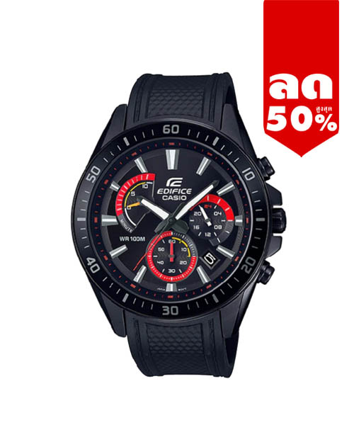 CASIO EDIFICE นาฬิกาข้อมือ นาฬิกากันน้ำ นาฬิกาของแท้ ประกันศูนย์ CMG 1 ปี รุ่น EFR-552PB-1A นาฬิกาสีดำ