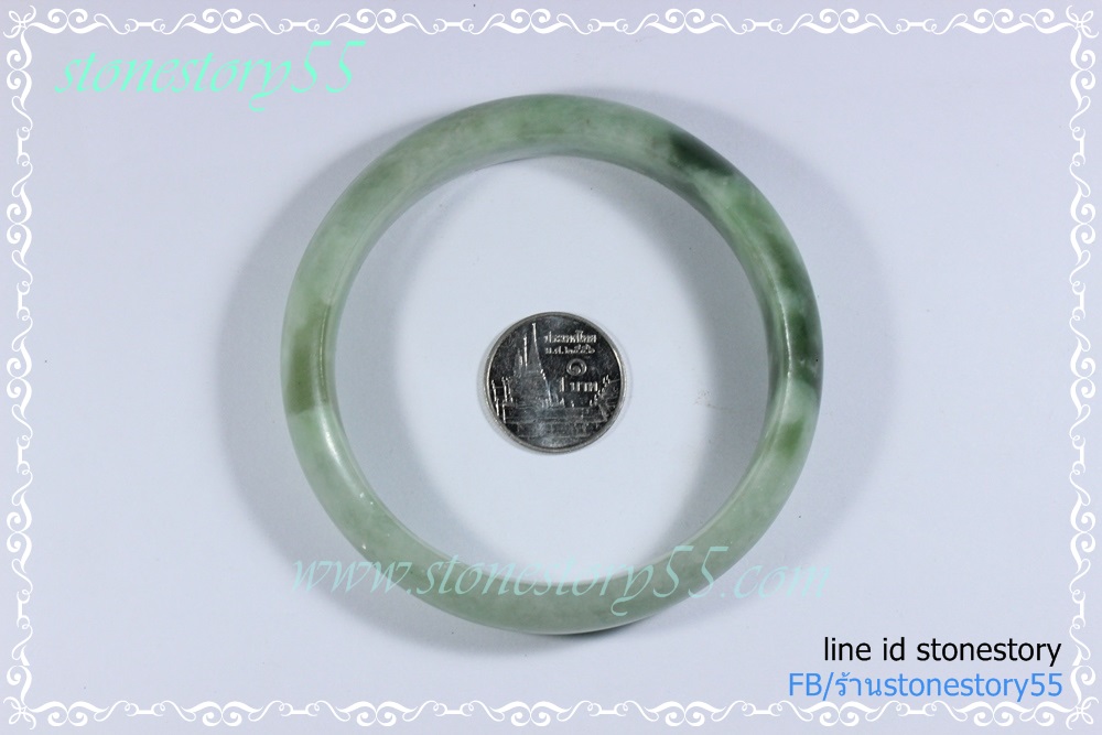 กำไลหยกเนื้อเทียน6.1ซม