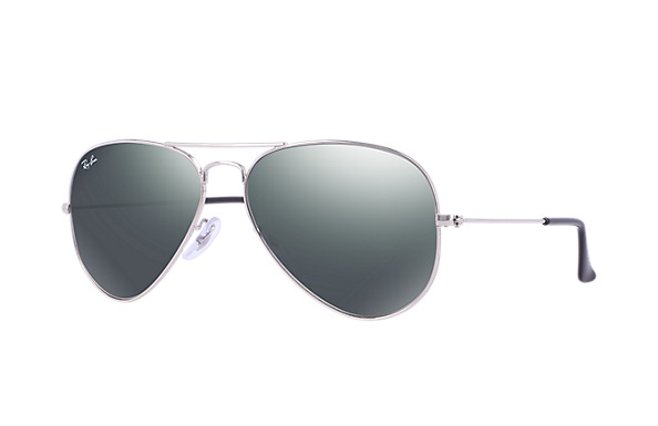 **Preorder**RayBan RB3025 W3277 Aviator Silver Crystal Gray Mirror Lens