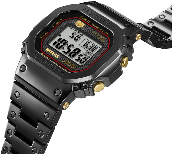 CASIO G-SHOCK นาฬิกาข้อมือ นาฬิกากันน้ำ นาฬิกาของแท้ ประกันศูนย์ CMG 1 ปี รุ่น MRG-B5000B-1 นาฬิกาสีดำ