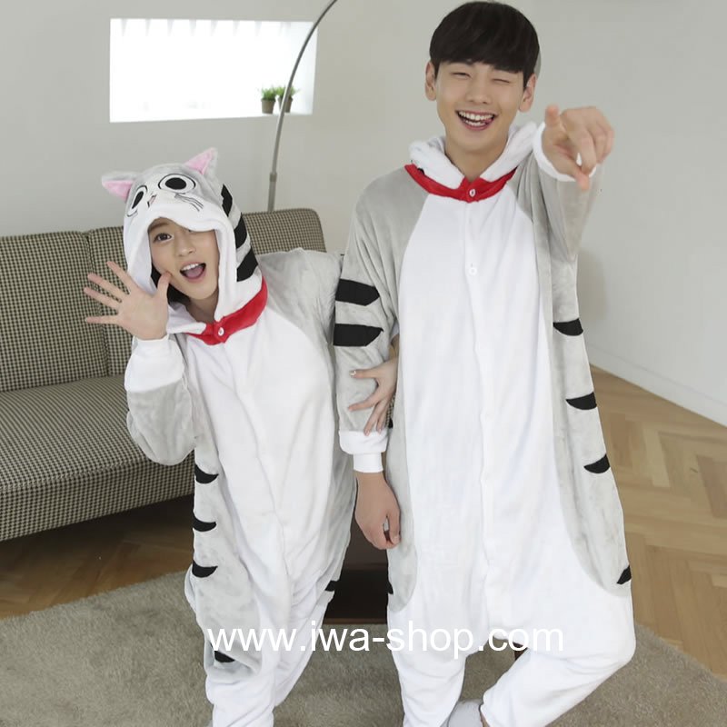 ชุดนอนมาสคอต แมวจี้ยิ้ม