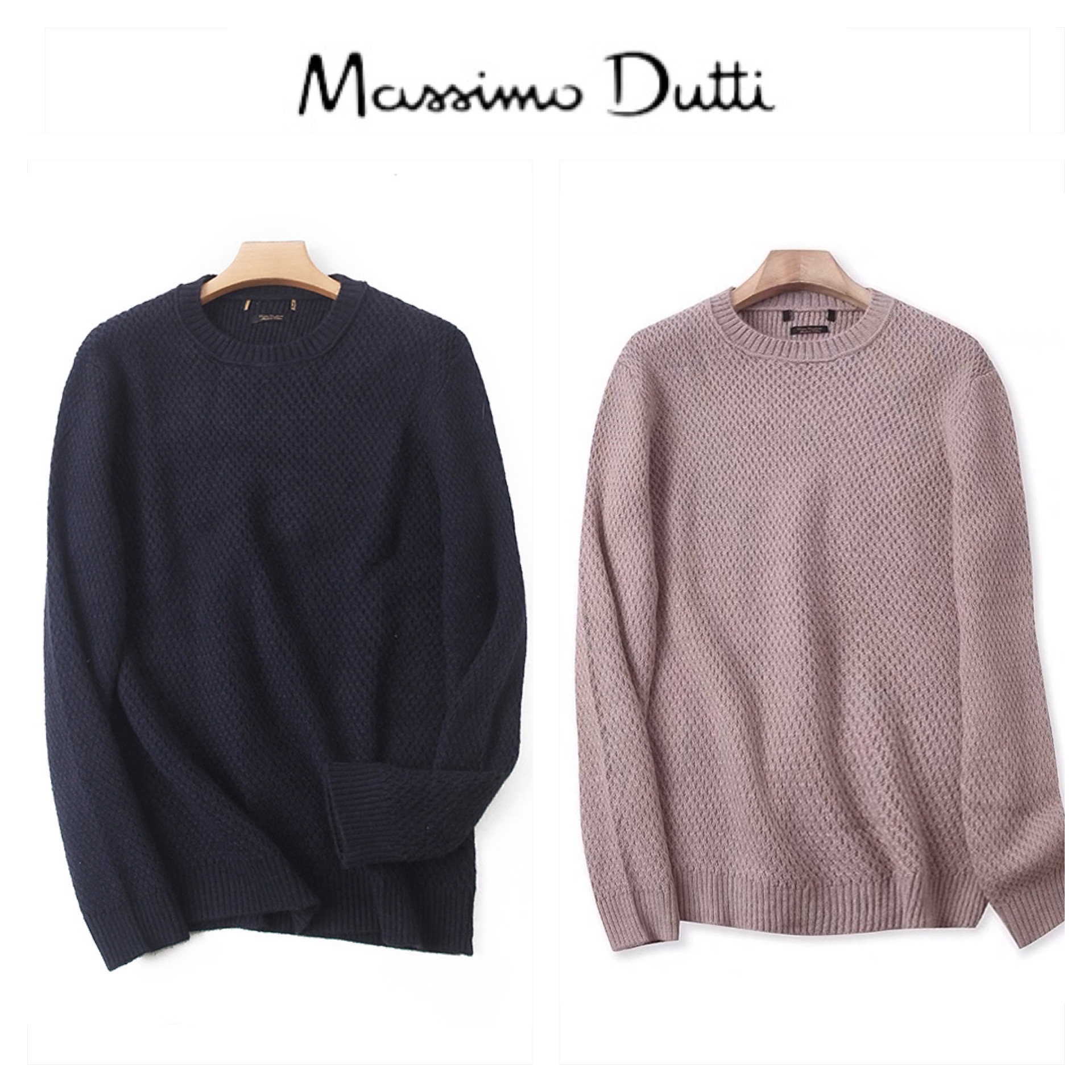 massimo dutti cotton cashmere เสื้อหนาวไหมพรม ไหมพรมถัก เนื้อไหม นุ่ม สวย งาน แบรนด์massimo dutti cotton cashmere งานตัดป้าย cotton cashmere แท้